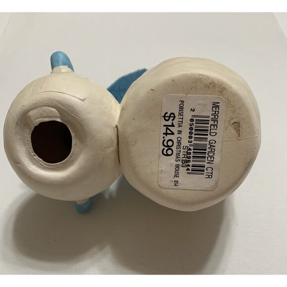 Miniature Planter Attached Snowman Blue Accessories Succulent Artificial Plants - Picture 8 of 11